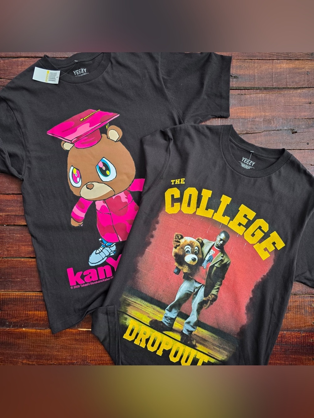 YEEZY X Kanye West x Takashi Murakami College Dropout Graduation Bear Tees’s M